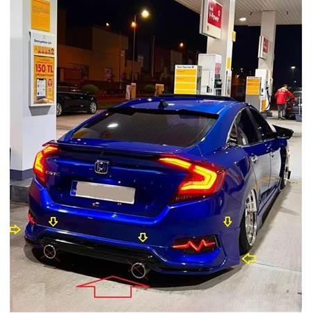 HONDA CİVİC FC5 ARKA TAMPON EKİ TURBO